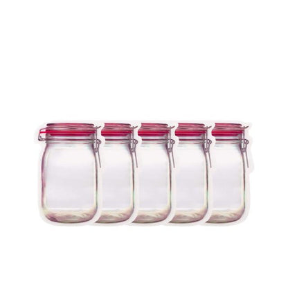 Portable Reusable Mason Jar Bags