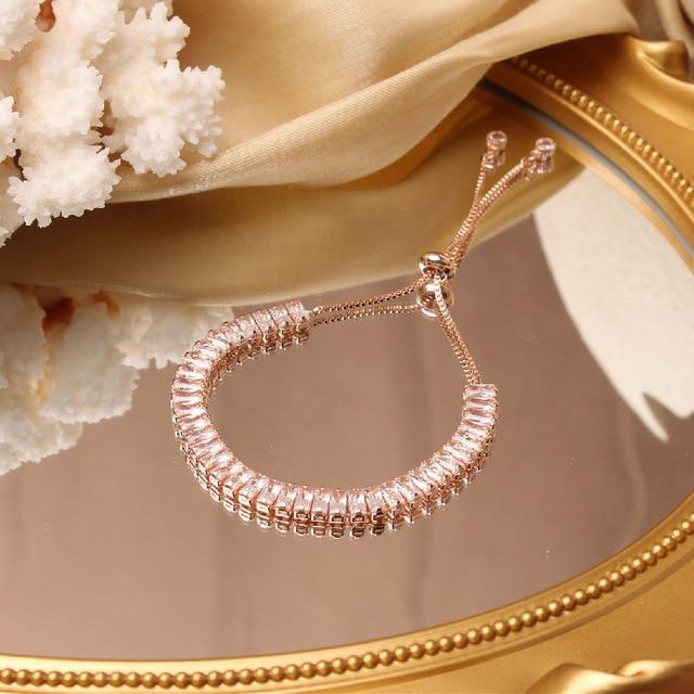 Luxury Floral Adjustable Bracelet