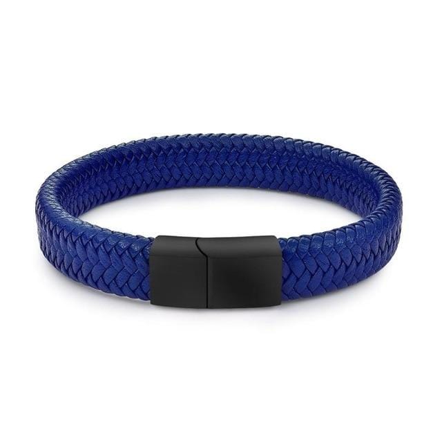 Unisex Braided Leather Bracelet