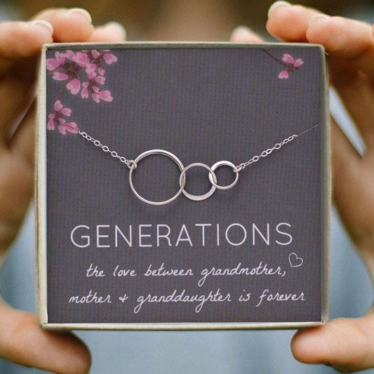 Generations Interlocking Circles Necklace