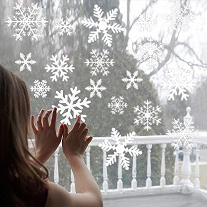 Snowflake Window Stickers (27pcs)