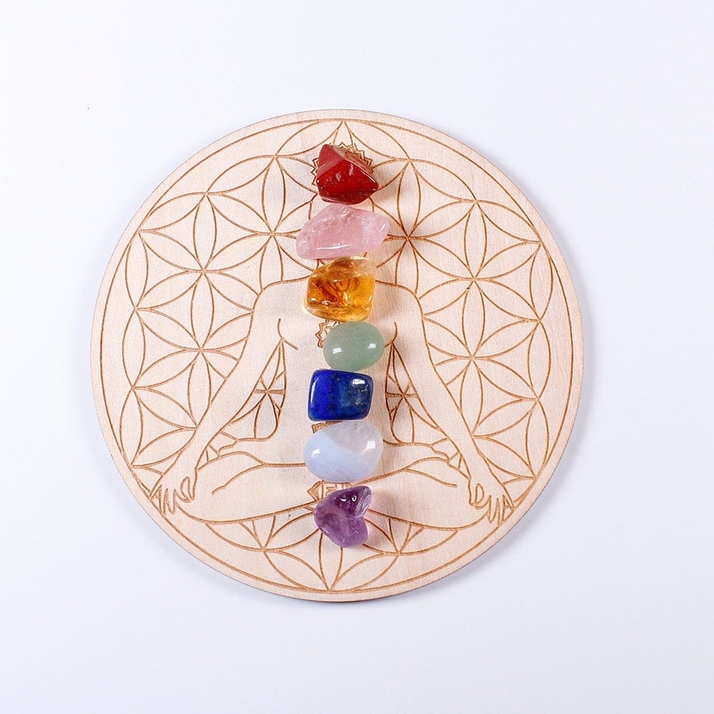 7 Chakra Healing Crystal Grid