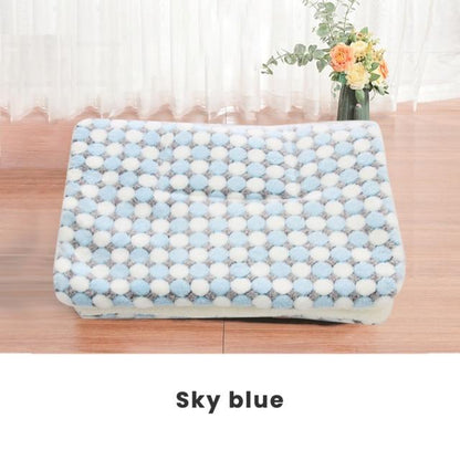 Winter Warm Dog Bed Soft Fleece Pet Blanket Cat Litter Puppy Sleep Mat Lovely Mattress Cushion for Small And Large Dogs 5 Size