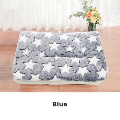 Winter Warm Dog Bed Soft Fleece Pet Blanket Cat Litter Puppy Sleep Mat Lovely Mattress Cushion for Small And Large Dogs 5 Size