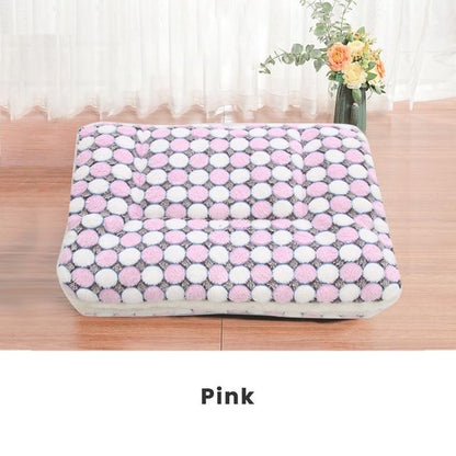 Winter Warm Dog Bed Soft Fleece Pet Blanket Cat Litter Puppy Sleep Mat Lovely Mattress Cushion for Small And Large Dogs 5 Size