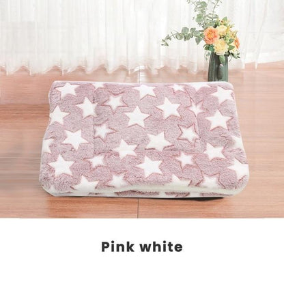 Winter Warm Dog Bed Soft Fleece Pet Blanket Cat Litter Puppy Sleep Mat Lovely Mattress Cushion for Small And Large Dogs 5 Size