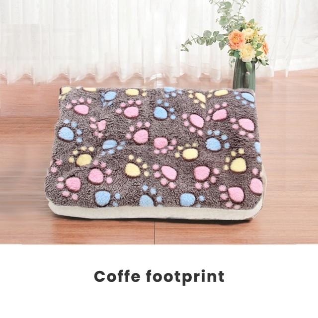 Winter Warm Dog Bed Soft Fleece Pet Blanket Cat Litter Puppy Sleep Mat Lovely Mattress Cushion for Small And Large Dogs 5 Size