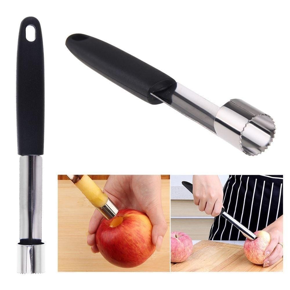Core Seed Remover Fruit Apple Pear Corer Easy Twist Knife Apple Corer Pitter Seeder Kitchen Gadgets Tool Stainless Steel FBE2