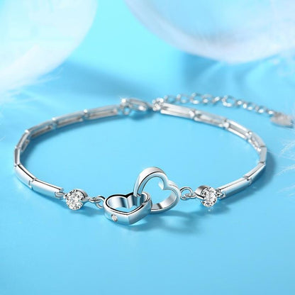 Clamped Hearts Bracelet at limited time 75% OFF - LOW STOCK!