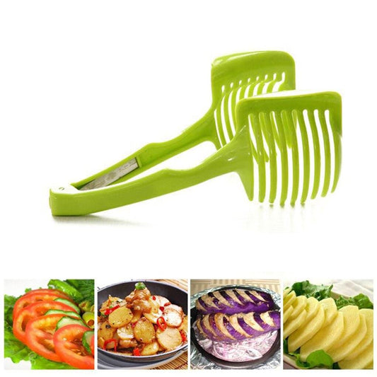 Cooking Tools Fruit Cutter Kitchen Accessories Kitchenware For Potato Apple Tomato Slicer Bread Clip Creative Gadget