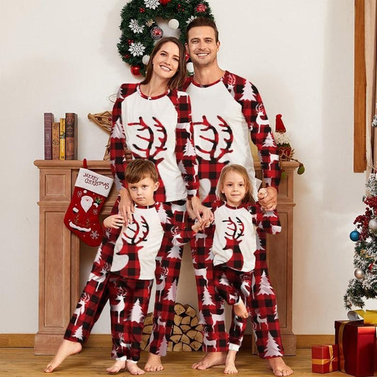 Elk Xmas Family Matching Pajamas