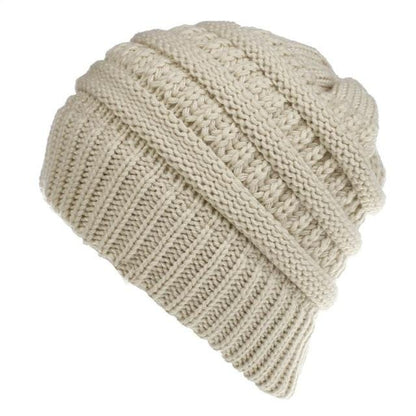 Keydrela High Ponytail Beanie Hat