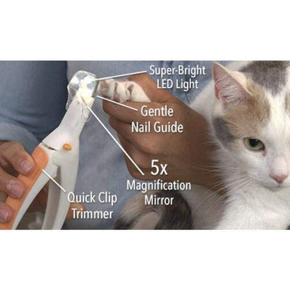 Professional LED Illuminate Light Pet's Nail Clipper