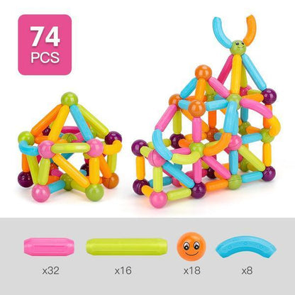 Peekatoy™ Magnetic Balls and Rods Set Educational Magnet Building Blocks