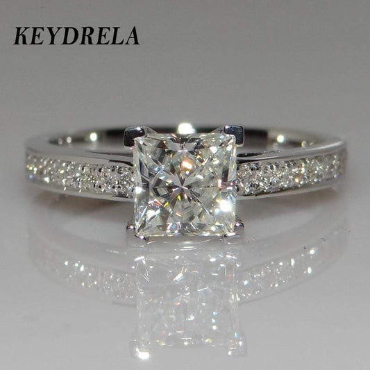 Princess Cut Diamond Bridal Engagement Ring